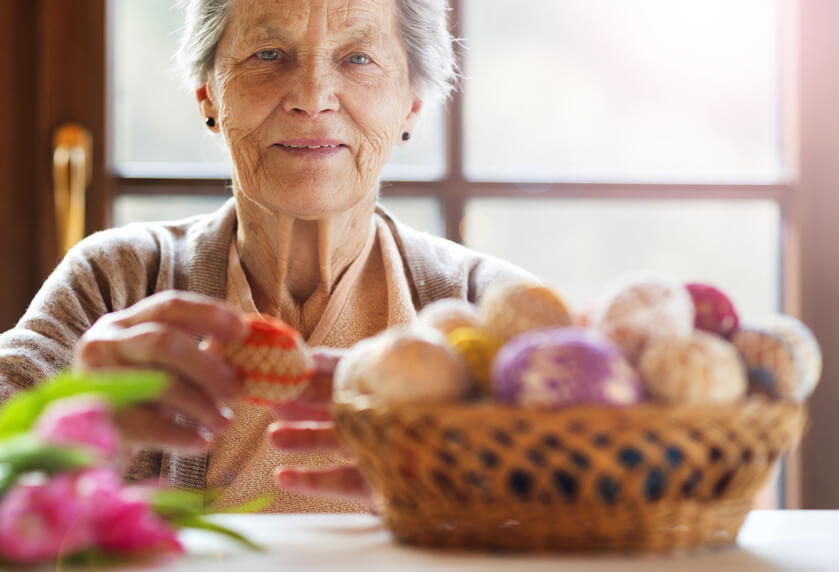 easter at Flixton Manor care home in Trafford